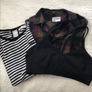 Vans Bundle- Flannel, Tank & Bra